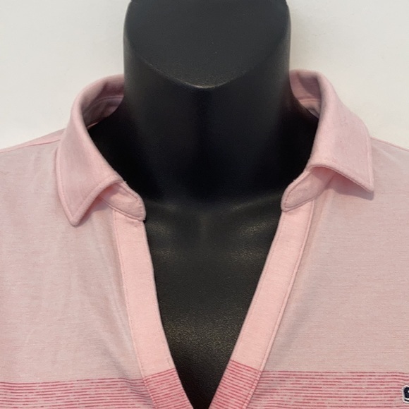 Vineyard Vines Pink Performance V-Neck Top Small - Picture 7 of 9